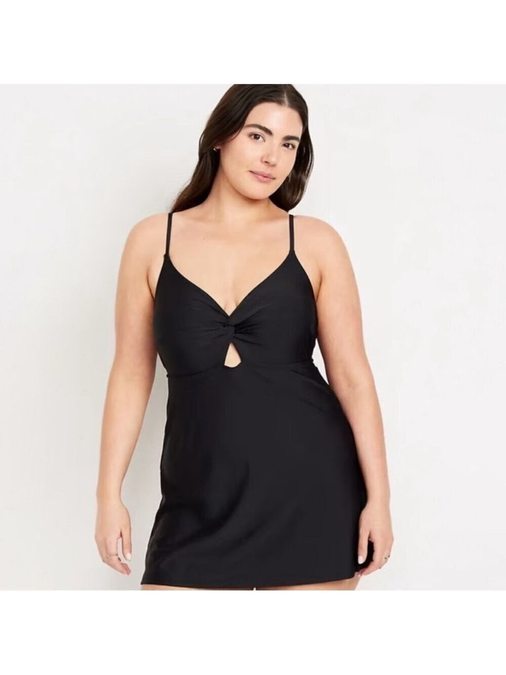 Old Navy Twist Front Vacation Cruise One Piece Swimsuit Swim Dress NWT 3X